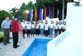 Acto del 85 aniversario del natalicio del Comandante Carlos Fonseca Amador 