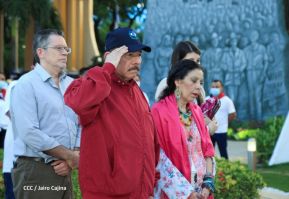 Acto del 85 aniversario del natalicio del Comandante Carlos Fonseca Amador 