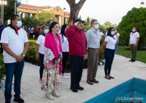 Acto del 85 aniversario del natalicio del Comandante Carlos Fonseca Amador 