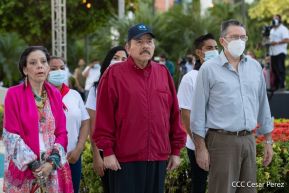 Acto del 85 aniversario del natalicio del Comandante Carlos Fonseca Amador 
