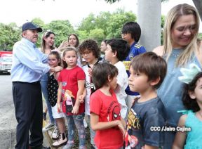 Presidente Daniel Ortega y Compañera Rosario Murillo participan en Verificación Ciudadana