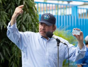 Presidente Daniel Ortega y Compañera Rosario Murillo participan en Verificación Ciudadana