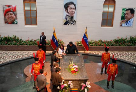 Presidente Daniel y Compañera Rosario participan en Homenaje a Chávez en Venezuela