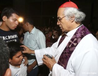 Cardenal Leopoldo Brenes ofrece Misa por Inicio de Cuaresma