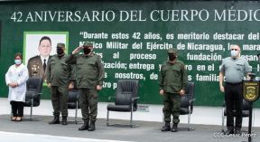 42 aniversario del Cuerpo Médico Militar de Nicaragua