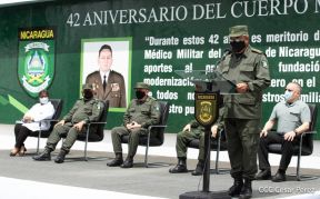 42 aniversario del Cuerpo Médico Militar de Nicaragua