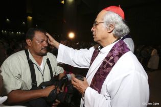 Cardenal Leopoldo Brenes ofrece Misa por Inicio de Cuaresma