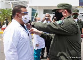 42 aniversario del Cuerpo Médico Militar de Nicaragua