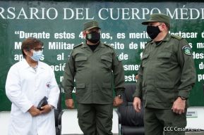 42 aniversario del Cuerpo Médico Militar de Nicaragua