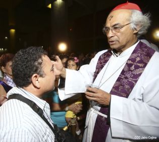 Cardenal Leopoldo Brenes ofrece Misa por Inicio de Cuaresma