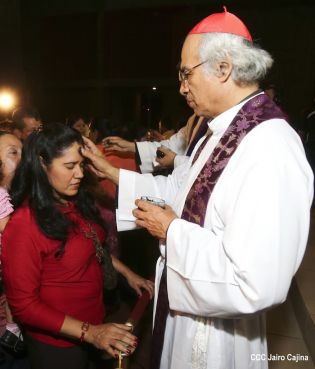 Cardenal Leopoldo Brenes ofrece Misa por Inicio de Cuaresma