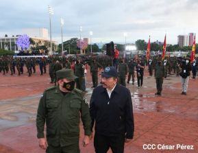 Acto del 42 Aniversario de constitución del Ejército de Nicaragua