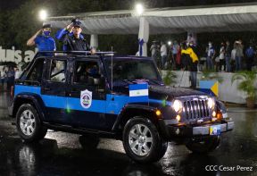 Desfile policial Centinelas de la Paz por el 42 aniversario de la Policía Nacional