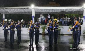 Desfile policial Centinelas de la Paz por el 42 aniversario de la Policía Nacional