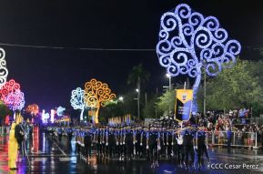 Desfile policial Centinelas de la Paz por el 42 aniversario de la Policía Nacional