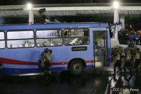 Desfile policial Centinelas de la Paz por el 42 aniversario de la Policía Nacional