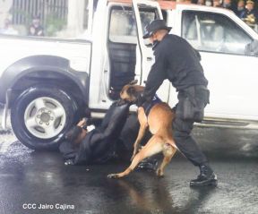 Desfile policial Centinelas de la Paz por el 42 aniversario de la Policía Nacional