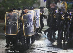 Desfile policial Centinelas de la Paz por el 42 aniversario de la Policía Nacional