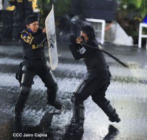 Desfile policial Centinelas de la Paz por el 42 aniversario de la Policía Nacional