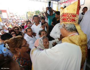 Jinotepe da gran recibimiento a Cardenal José Leopoldo Brenes