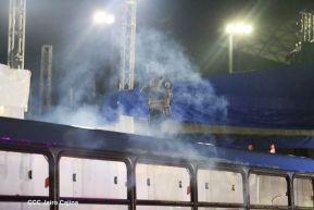 Desfile policial Centinelas de la Paz por el 42 aniversario de la Policía Nacional