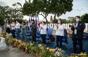 Recibimiento de la Antorcha de la Unión Centroamericana