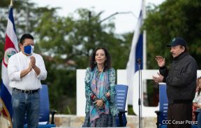 Recibimiento de la Antorcha de la Unión Centroamericana