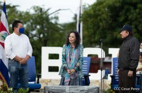 Recibimiento de la Antorcha de la Unión Centroamericana