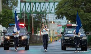 Recibimiento de la Antorcha de la Unión Centroamericana