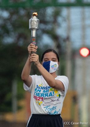 Recibimiento de la Antorcha de la Unión Centroamericana