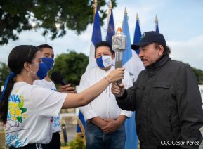 Recibimiento de la Antorcha de la Unión Centroamericana