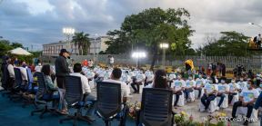 Recibimiento de la Antorcha de la Unión Centroamericana