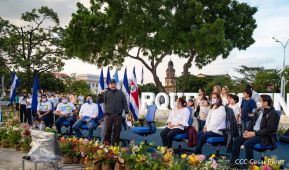 Recibimiento de la Antorcha de la Unión Centroamericana