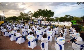 Recibimiento de la Antorcha de la Unión Centroamericana