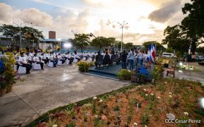 Recibimiento de la Antorcha de la Unión Centroamericana