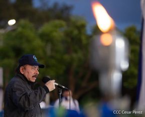 Recibimiento de la Antorcha de la Unión Centroamericana