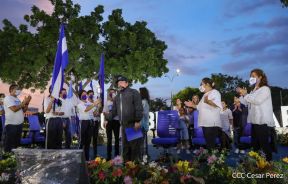 Recibimiento de la Antorcha de la Unión Centroamericana