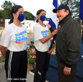 Recibimiento de la Antorcha de la Unión Centroamericana