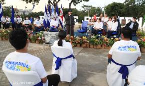 Recibimiento de la Antorcha de la Unión Centroamericana