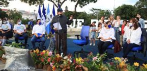 Recibimiento de la Antorcha de la Unión Centroamericana