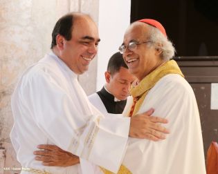 Jinotepe da gran recibimiento a Cardenal José Leopoldo Brenes