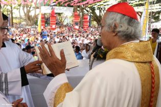 Jinotepe da gran recibimiento a Cardenal José Leopoldo Brenes