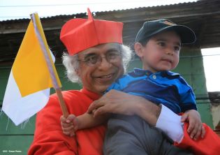 Jinotepe da gran recibimiento a Cardenal José Leopoldo Brenes