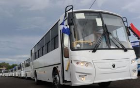 Llegan a Nicaragua 150 nuevos buses para el pueblo 