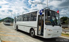 Llegan a Nicaragua 150 nuevos buses para el pueblo 
