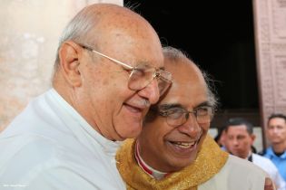 Jinotepe da gran recibimiento a Cardenal José Leopoldo Brenes