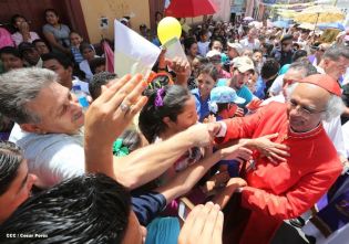 Jubiloso pueblo de Matagalpa recibe al Cardenal Leopoldo Brenes  
