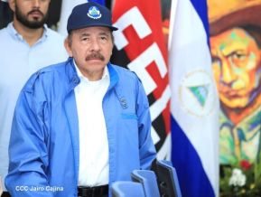 Presidente-Comandante Daniel en comunicación con las Familias Nicaragüenses