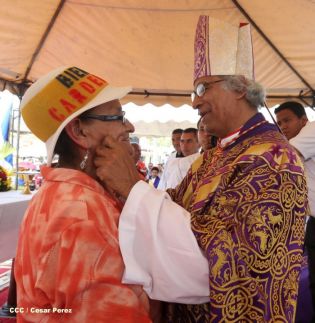 Jubiloso pueblo de Matagalpa recibe al Cardenal Leopoldo Brenes  
