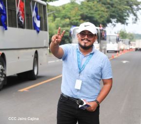 Segunda flota de buses rusos, porque  aquí Todos los Triunfos son del Pueblo!